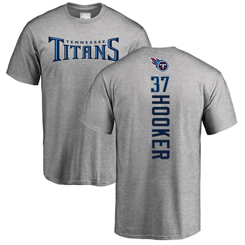 Tennessee Titans Men Ash Amani Hooker Backer NFL Football #37 T Shirt